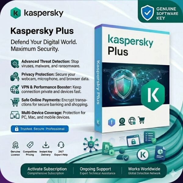 Kaspersky Plus  3PCs 1Year