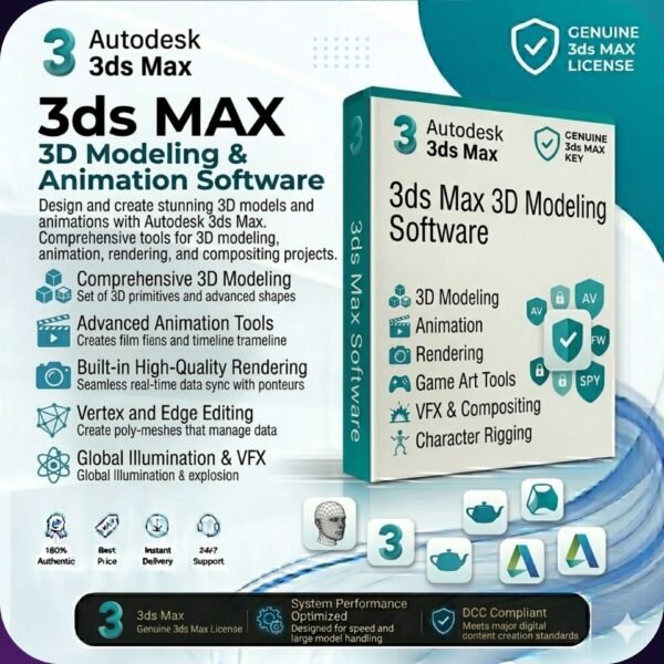 3ds Max 3Years Subscription With your Personal Email